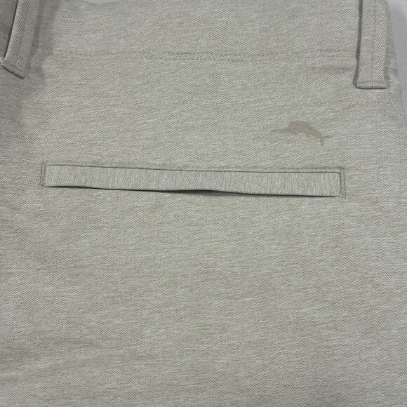 Tommy Bahama On Par IslandZone 8 Inch Stretch Shorts Mens 36 Chino Khaki - Picture 9 of 9